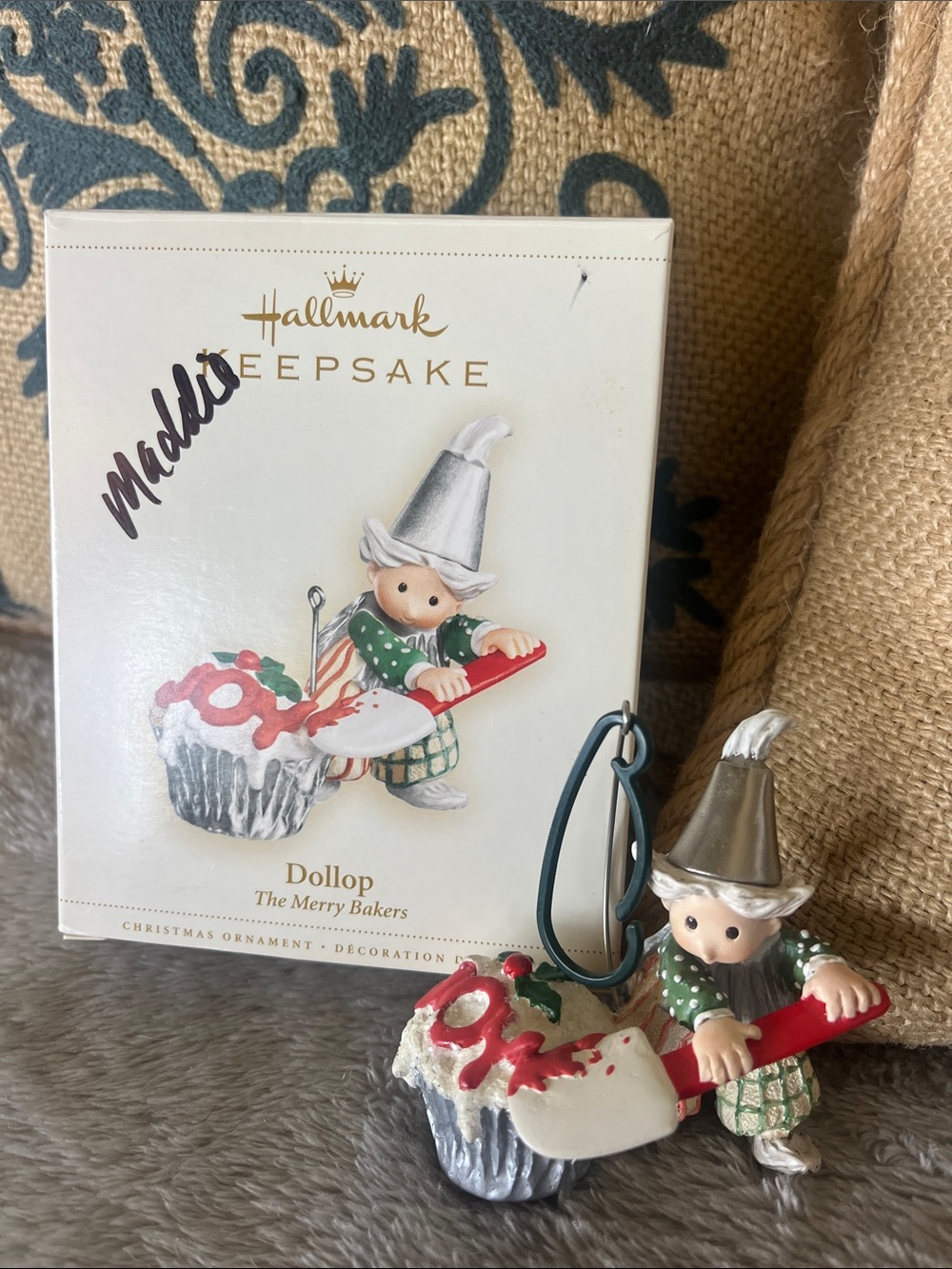 Hallmark keepsake vintage 2006 Dollop The Merry Bakers Christmas ornament